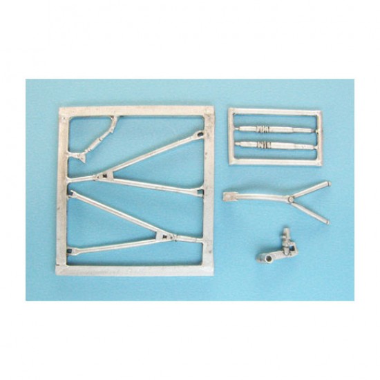 1/48 Mi-2 Hoplite Landing Gear for Aero Plast kits (white metal)