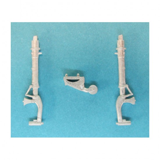 1/48 Mitsubishi A6N Zero Landing Gear for Hasegawa kits (white metal)