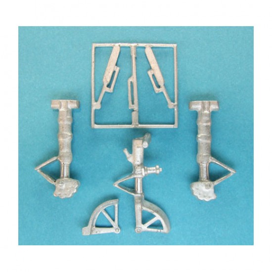 1/48 SAAB Lansen Landing Gear for Tarangus kits (white metal)