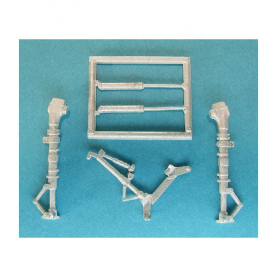 1/48 Lavochkin LA-5 Landing Gear for Zvezda/Eduard kits (white metal)