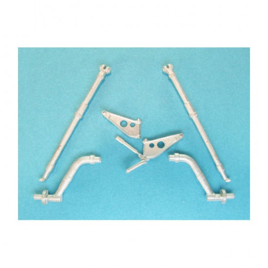 1/48 US CH-34 Army Landing Gear for Tamiya kits (white metal)