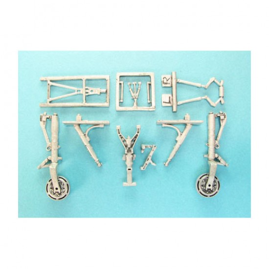 1/48 F-101 Voodoo Landing Gear for Kitty Hawk kits (white metal)