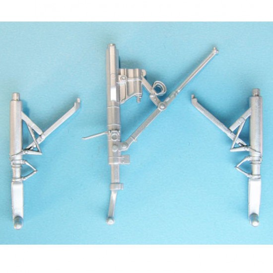 1/48 F-15 Eagle Landing Gear for Great Wall Hobby kits (white metal)