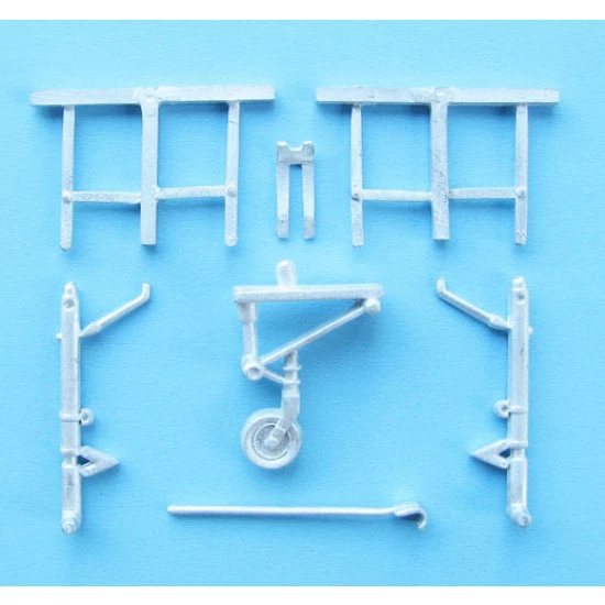 1/48 F4U Corsair Landing Gear for Academy/Minicraft kits (white metal)
