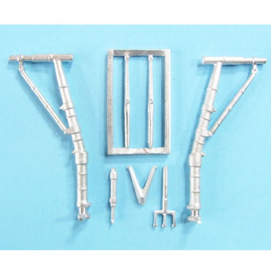1/48 AF-2 Guardian Landing Gear for Special Hobby kits (white metal)