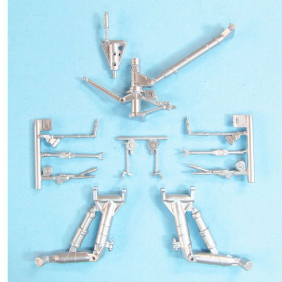1/48 F/A-18A/B/C/D Hornet Landing Gear for Kinetic kits (white metal)