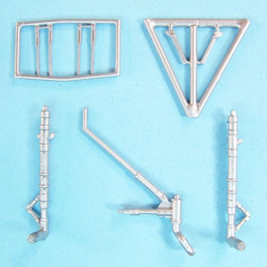 1/48 P-40C Landing Gear for Bronco kits (white metal)