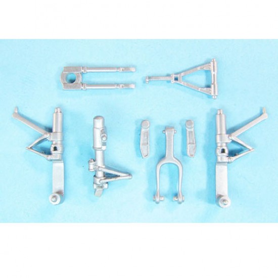 1/48 F2H-2 Banshee Landing Gear for Bronco kits (white metal)