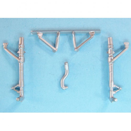 1/48 Curtiss P-40B Landing Gear for Airfix kits (white metal)