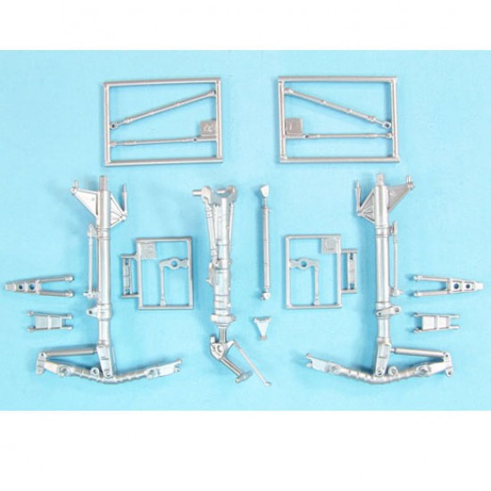 1/48 Su-34 Fullback Landing Gear for Hobby Boss kits (white metal)