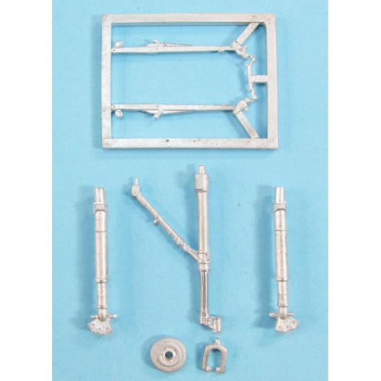 1/48 A-4 Skyhawk Landing Gear for Hobby Boss kits (white metal)