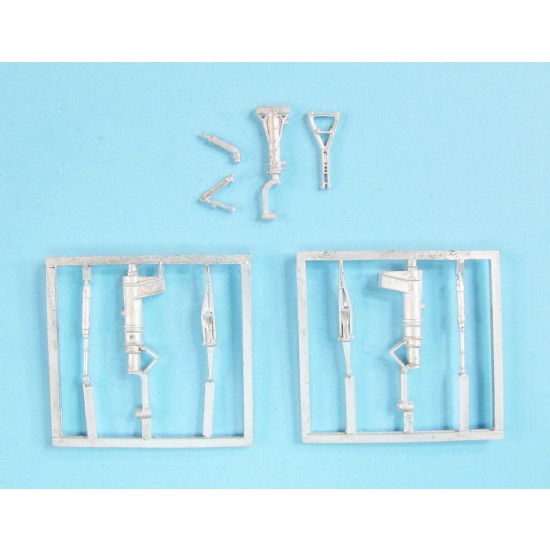 1/48 IDF F-CK-1C/D Landing Gear for AFV Club kits (white metal)