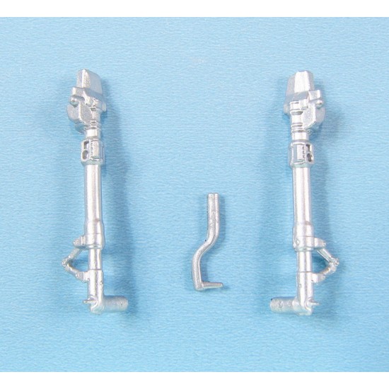 1/48 P-40E Warhawk Landing Gear for Eduard kit (white metal)
