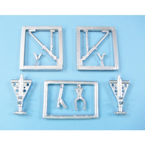 1/48 Westland Sea King HAS.1/5, HU.5  Landing Gear for Airfix kit (white metal)