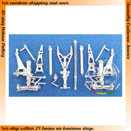 1/72 B-1 Lancer Landing Gear (White Metal) for Monogram/Revell kit