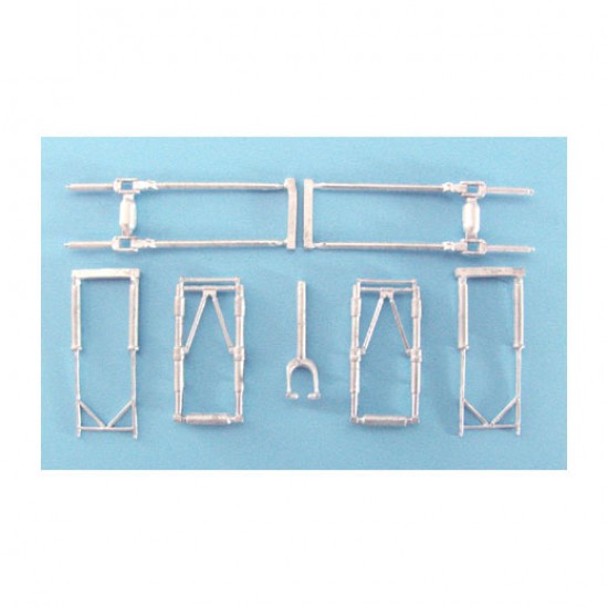 1/72 Lancaster Landing Gear for Revell kits (white metal)