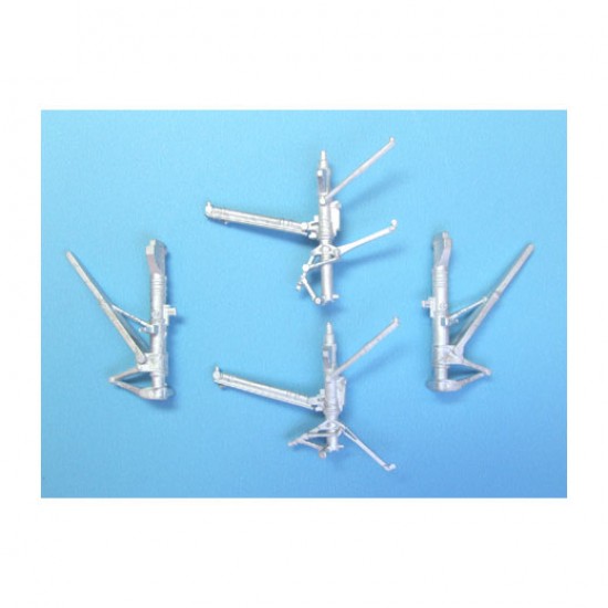 1/72 F-14 Tomcat Landing Gear for Hobby Boss kits (white metal)