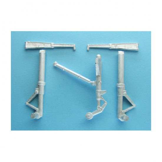 1/72 Sukhoi T-50 Landing Gear for Zvezda/Revell kits (white metal)