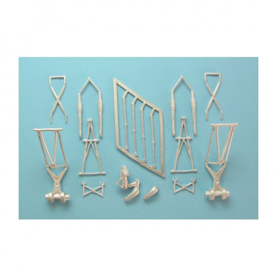 1/72 Fw 200 Condor Landing Gear for Revell kits (white metal)