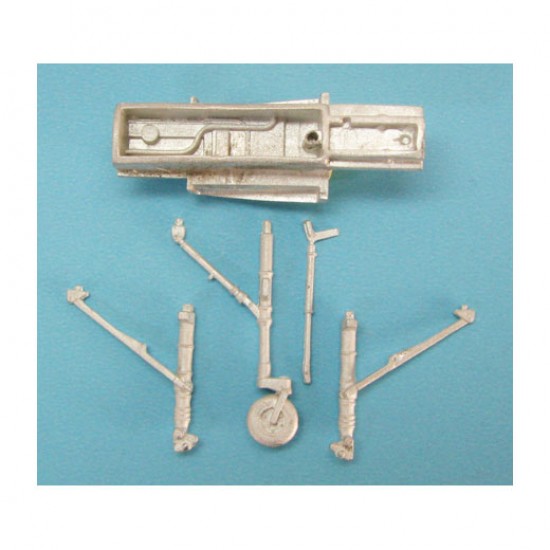 1/72 A-4B Skyhawk Landing Gear & Nose Bay for Airfix kits (white metal)