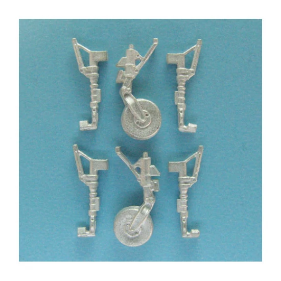 1/72 de Havilland Vampire Landing Gear for Airfix kits (2 sets, white metal)