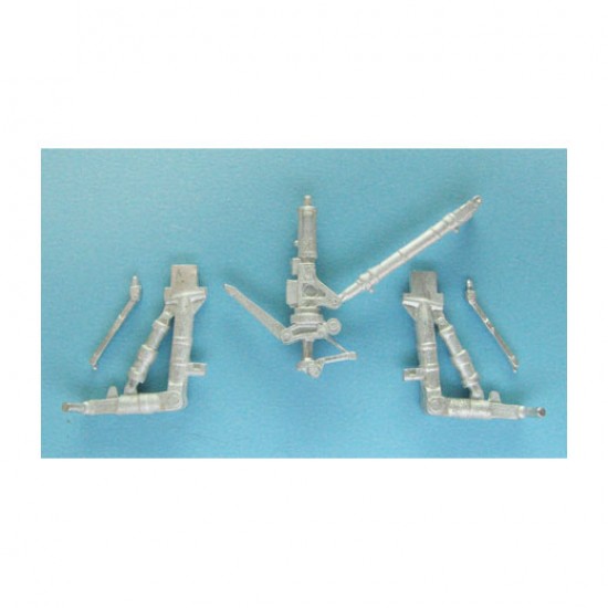 1/72 F/A-18A-D Hornet Landing Gear for Academy kits (white metal)