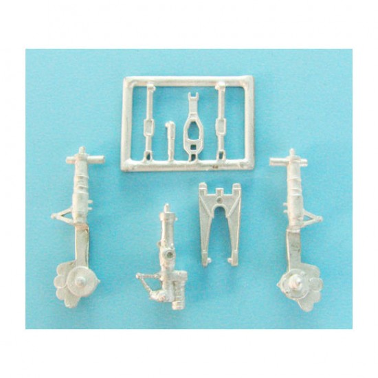1/72 PBM-5A Mariner Landing Gear for Minicraft kits (white metal)