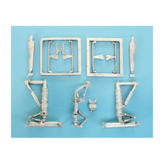 1/72 Boeing 707, C-135, E-3 Landing Gear for Heller kits (white metal)