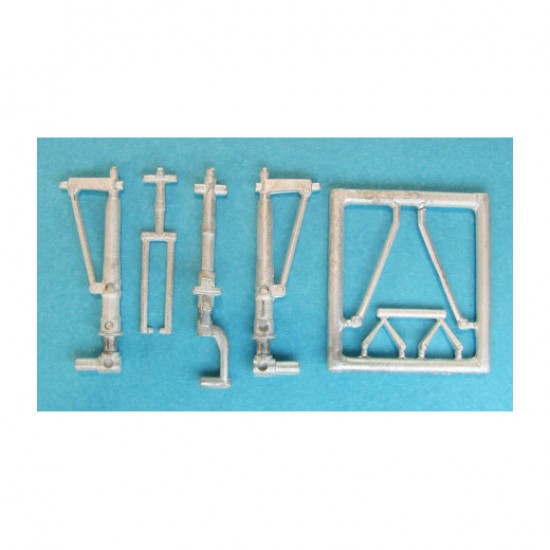 1/72 P-38 Lightning Landing Gear for Academy/RS Models (white metal)