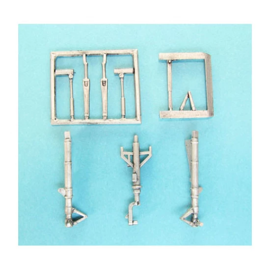 1/72 F-35A/B Lightning ll Landing Gear for Hasegawa kits (white metal)