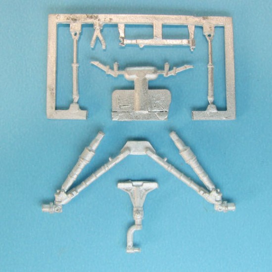 1/72 F-16 Falcon Landing Gear for Tamiya kits (white metal)