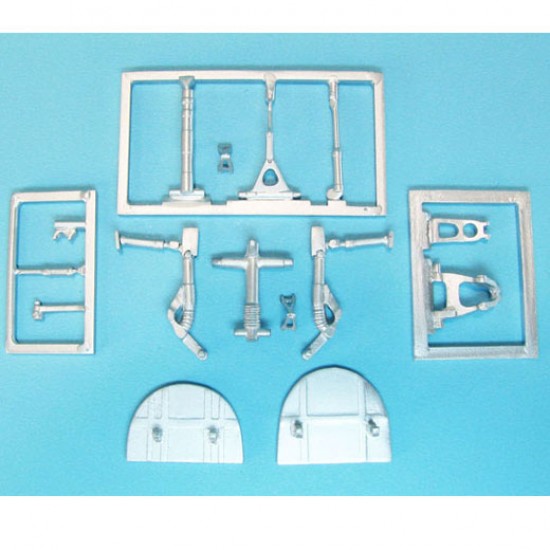 1/72 Vautour Landing Gear for Special Hobby/Azur kits (white metal)