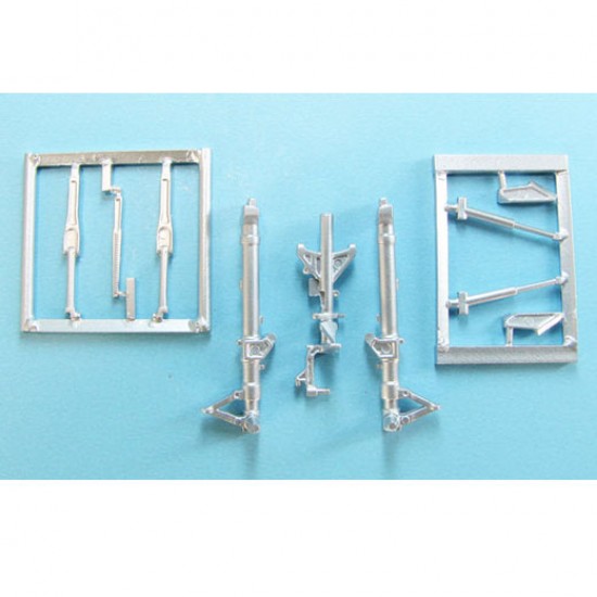 1/72 F-35A/B Lightning II Landing Gear for Academy kits (white metal)
