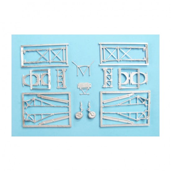 1/72 Short Stirling Landing Gear for Italeri kits (white metal)