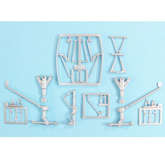 1/72 Tu-22 Blinder Landing Gear for Modelsvit kits (white metal)