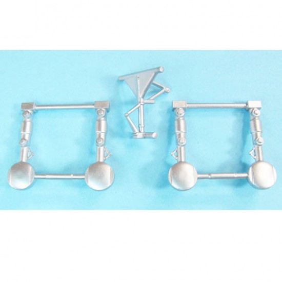 1/72 C-130 Hercules Landing Gear for Italeri/Testors kits (white metal)