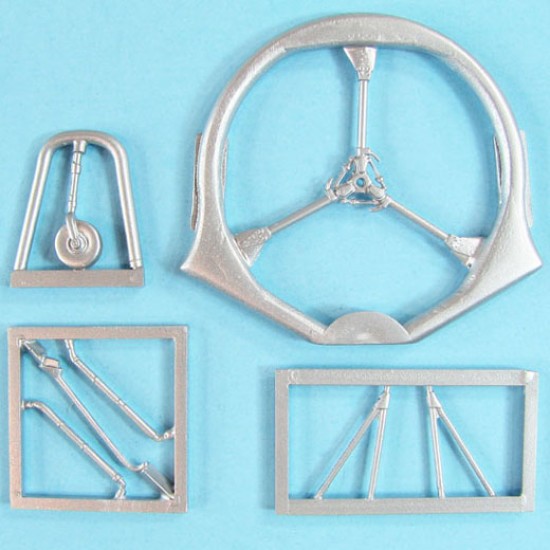 1/72 Bristol Sycamore Landing Gear & Rotor Head (white metal)