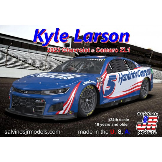 1/24 2023 Kyle Larson Chevy Camaro - HendrickCars Primary Paint Scheme