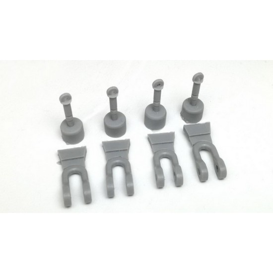 1/16 SdKfz. 171 Panther G Towing Shackles for Trumpeter kits