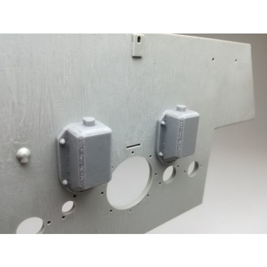 1/16 SdKfz. 171 Panther G Exhaust Welded Armour Guard for Trumpeter kits