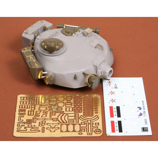 1/35 Russian T-72M Early Turret set for Tamiya kit