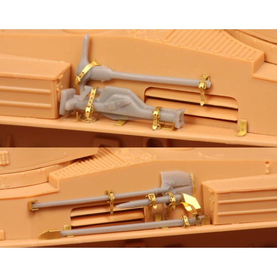1/35 Toldi Tools & Equipment (Toldi I, Toldi II, Toldi III) for HobbyBoss kit (Resin+PE)