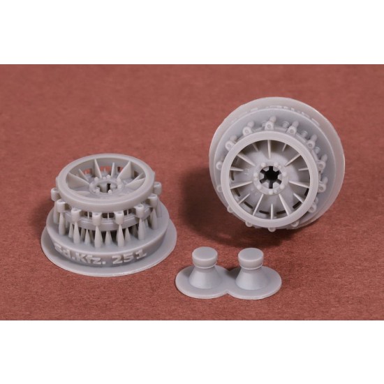 1/35 SdKfz.251 Sprocket (non poligonal rubber) for AFV Club/Dragon kits