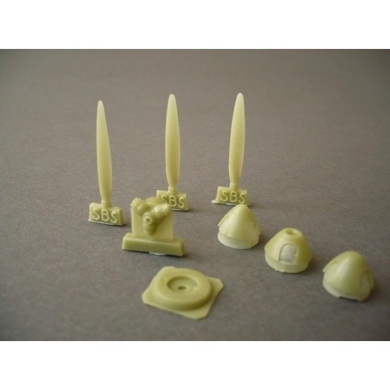 1/48 Messerschmitt Bf-109E Propeller Set for Tamiya kits