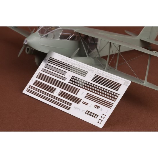 1/48 DH-89 Dragon Rapide Rigging Wire set for Armory kit
