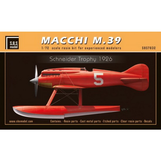 1/72 Macchi M.39 "Schneider Trophy 1926"