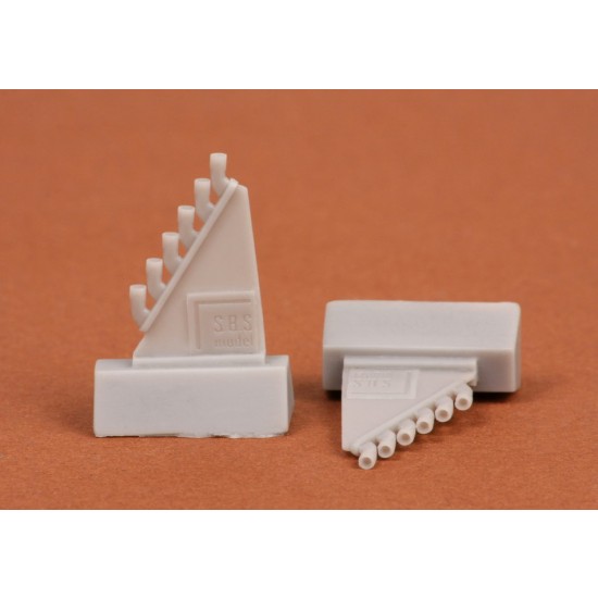 1/72 Supermarine Spitfire Exhaust (Round) - Late Types for Special Hobby kit