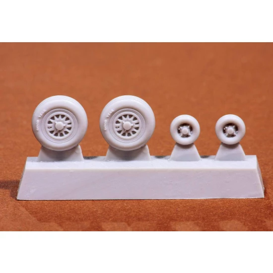 1/72 Saab JAS-39C/D Gripen Wheels Set for Revell kit (4 Resin Wheels)