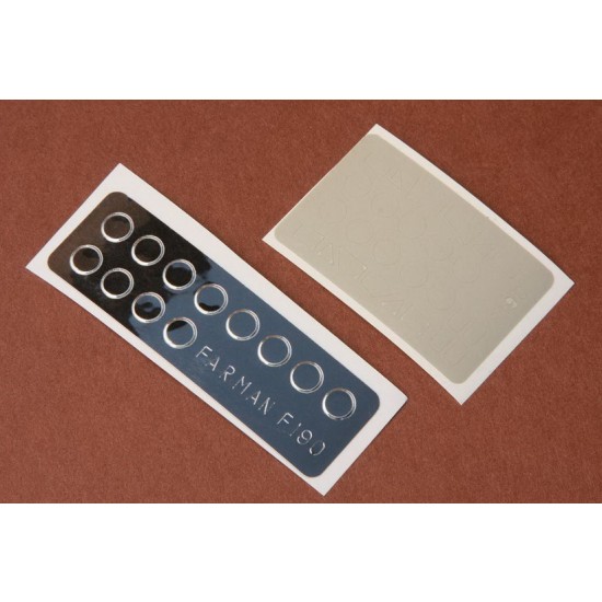 1/72 Farman F.190 Canopy & Window Mask (chrome plated window frame)