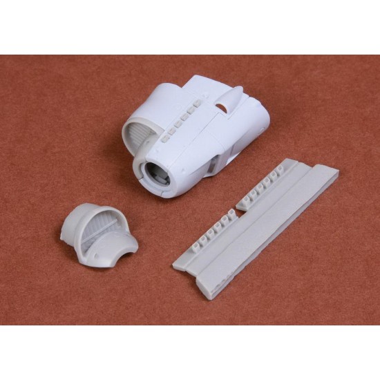 1/72 Junkers Ju-87B Stuka Exhaust & Radiator Cowling for Airfix kits